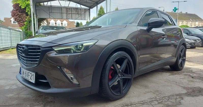 mazda cx-3 dolnośląskie Mazda CX-3 cena 72900 przebieg: 108000, rok produkcji 2018 z Śrem